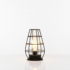 LED Table Lamp with Iron Wire Design, Modern Style, 15 inches Tall
