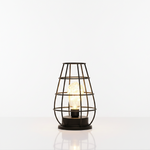 LED Table Lamp with Iron Wire Design, Modern Style, 15 inches Tall