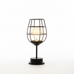 LED Table Lamp with Iron Wire Design, Modern Style, 15 inches Tall