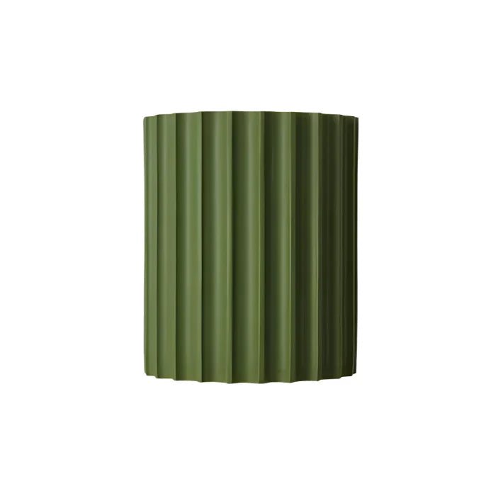 LED Wall Sconce, Striped Resin Design, Single Light Fixture