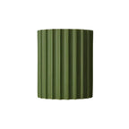 LED Wall Sconce, Striped Resin Design, Single Light Fixture