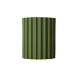LED Wall Sconce, Striped Resin Design, Single Light Fixture