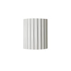 LED Wall Sconce, Striped Resin Design, Single Light Fixture