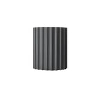 LED Wall Sconce, Striped Resin Design, Single Light Fixture