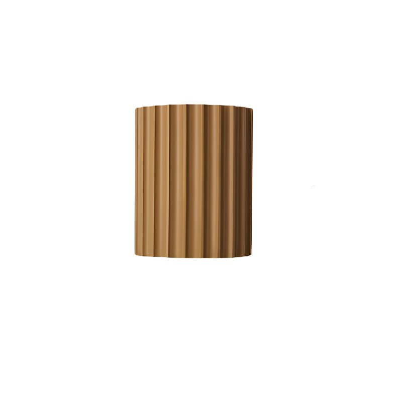 LED Wall Sconce, Striped Resin Design, Single Light Fixture