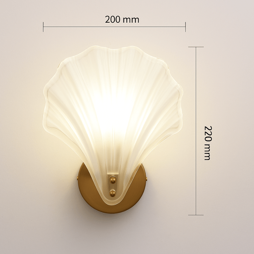 led-wall-sconce-with-brass-and-glass-seashell-design-1-light