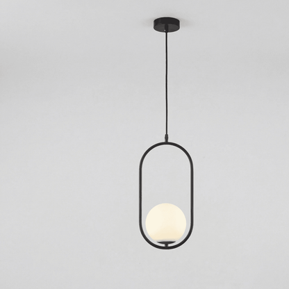 Large Globe Pendant Light in Gold Finish - Modern Design1