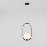 Large Globe Pendant Light in Gold Finish - Modern Design