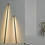 Linear Wood LED Floor Lamp