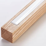 Linear Wood LED Floor Lamp