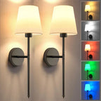 Wireless Wall Sconce with Retro Design