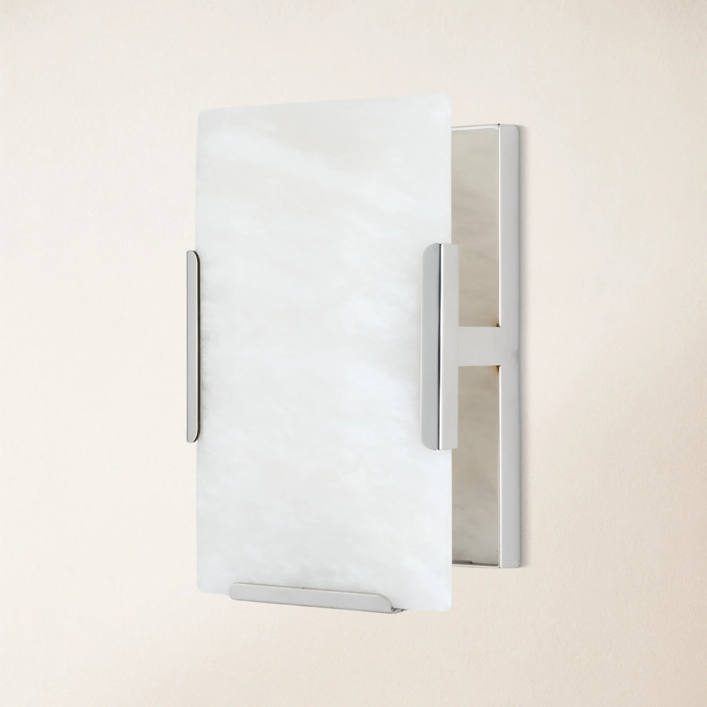 10-Inch Decorative Wall Sconce in Alabaster Finish