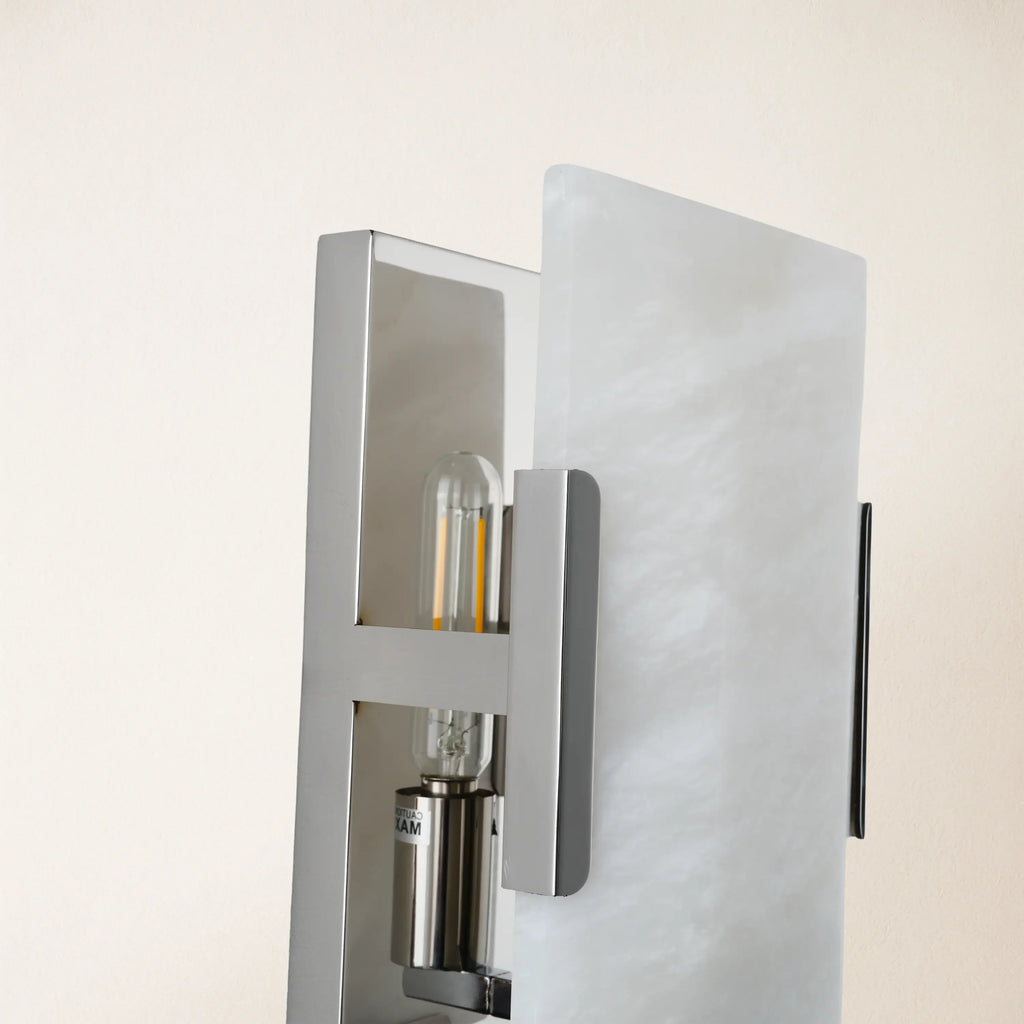10-Inch Decorative Wall Sconce in Alabaster Finish