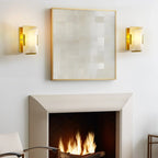 10-Inch Decorative Wall Sconce in Alabaster Finish