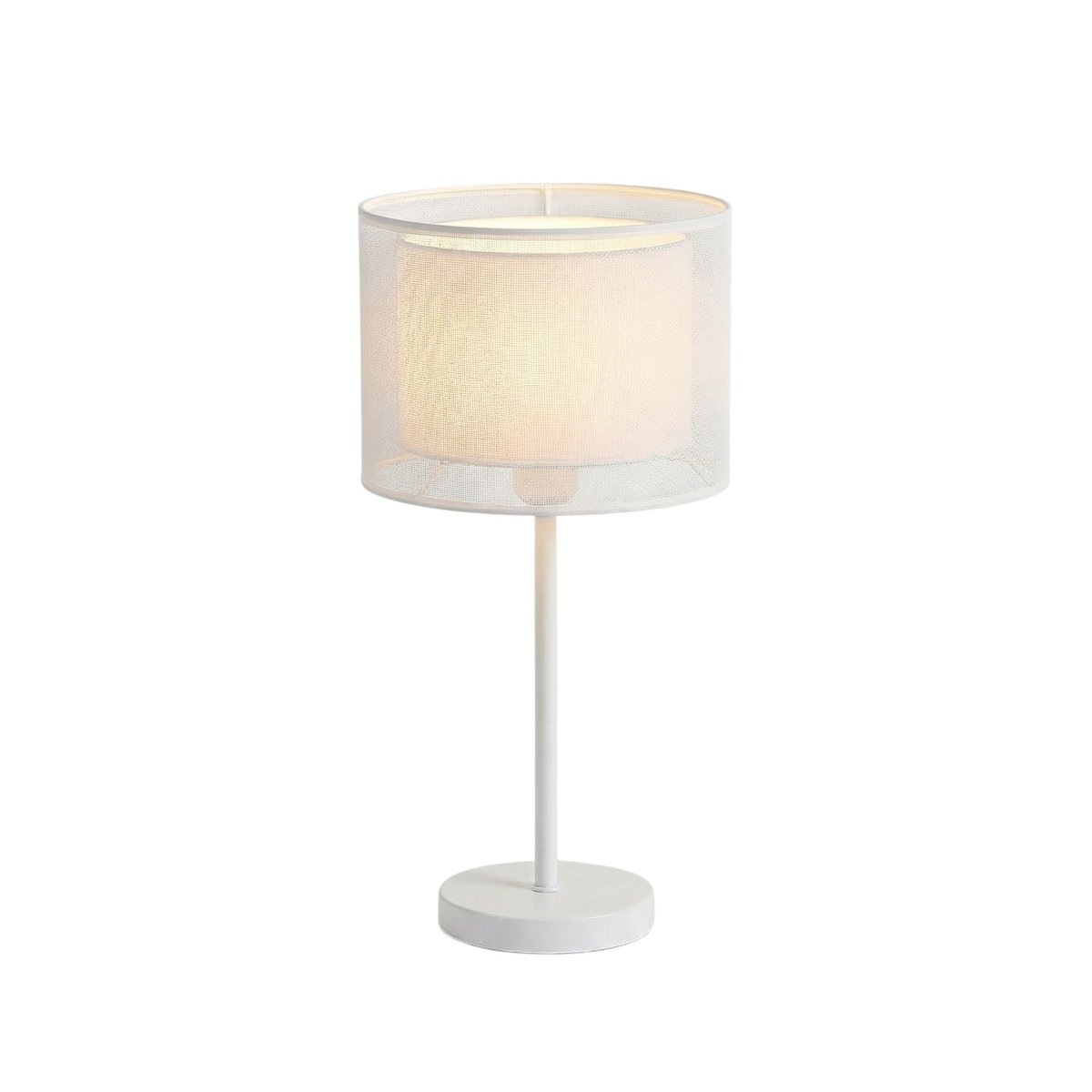 Mesh Table Lamp with LED Light, Modern Design, 15 inches Tall
