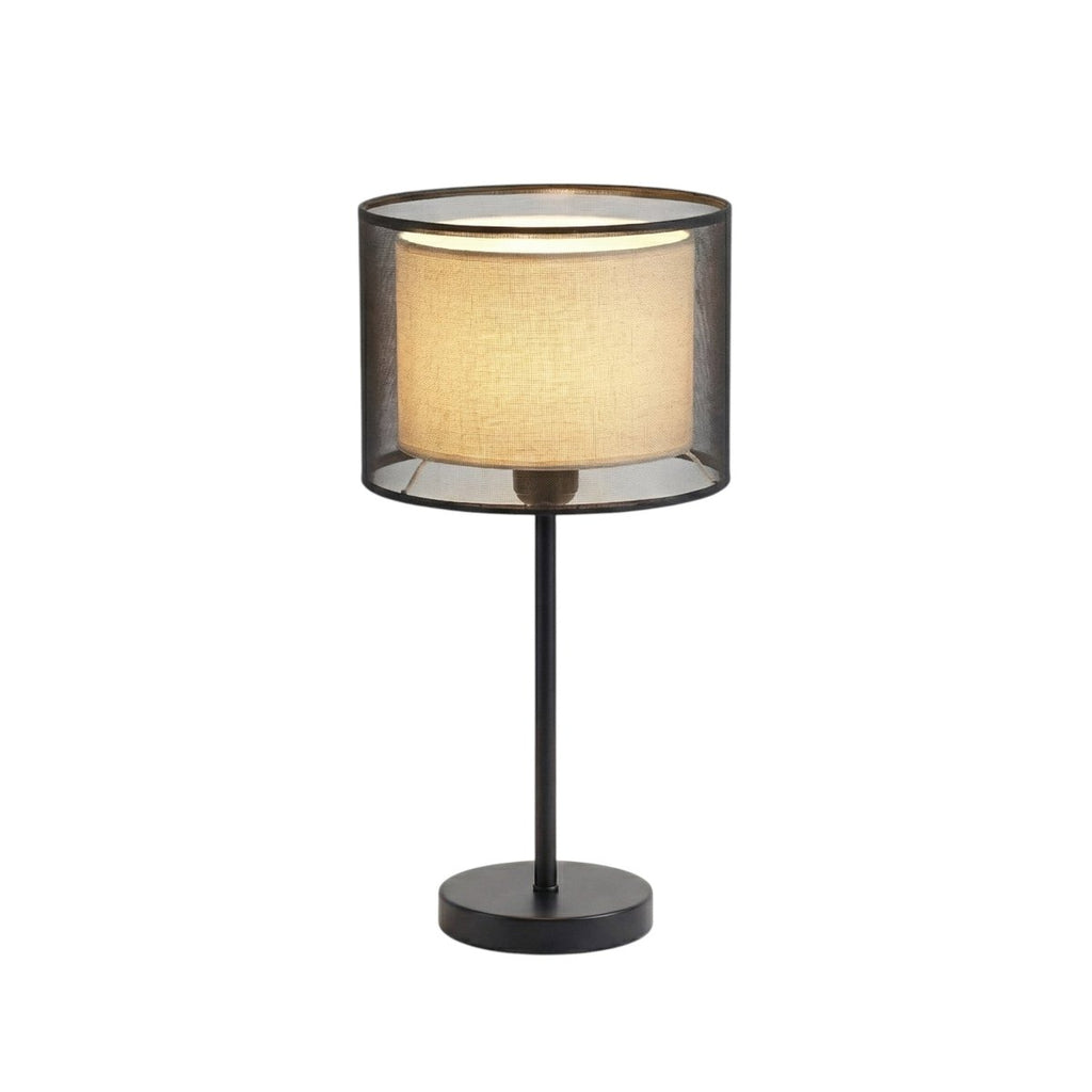 Mesh Table Lamp with LED Light, Modern Design, 15 inches Tall