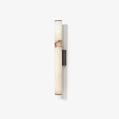 Minimalist LED Wall Sconce with Marble-Effect Resin and Copper-Toned Accent4