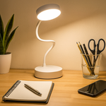 Modern LED Table Lamp, Flexible Gooseneck Design for Adjustable Lighting