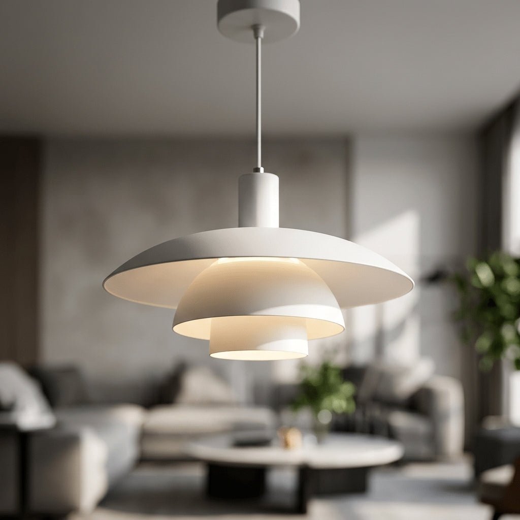 Modern UFO Pendant Light - Metal, 12-inch, Contemporary Design