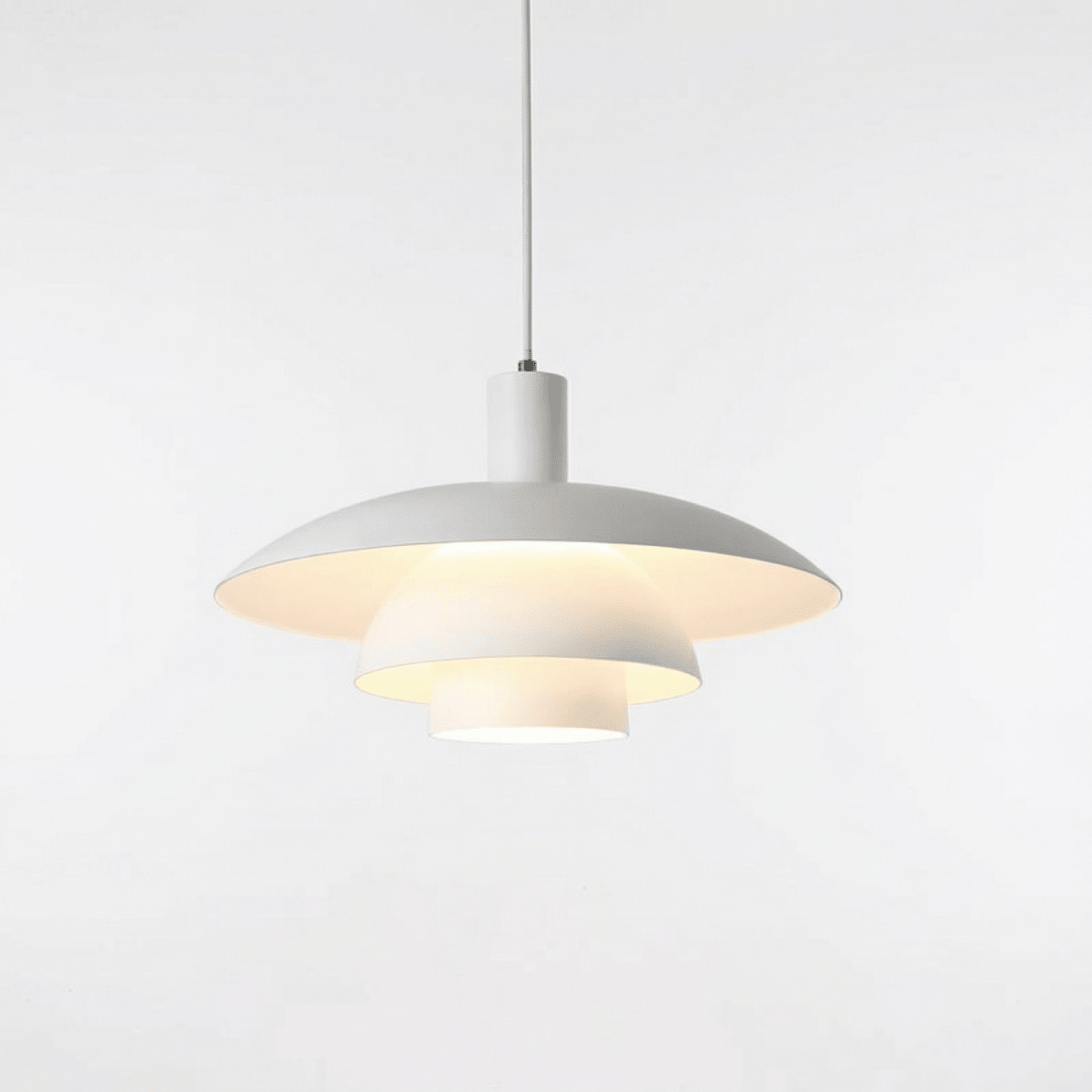 Modern UFO Pendant Light - Metal, 12-inch, Contemporary Design