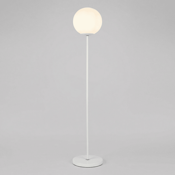 Nordic Style Globe Floor Lamp in Metal and Glass, 60 inches Tall2