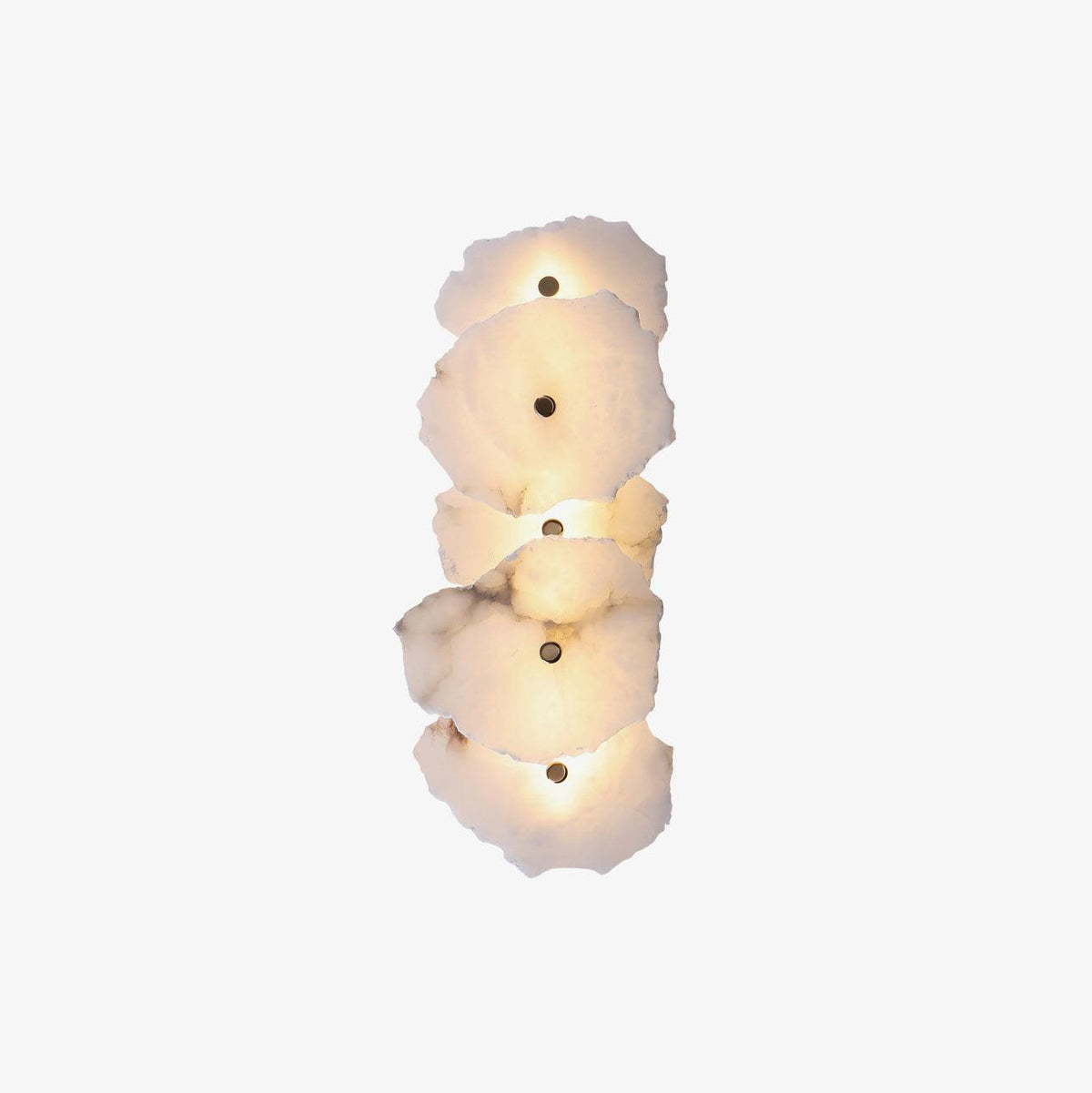 Alabaster Wall Sconce, Modern Gold LED Wall Light