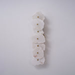Alabaster Wall Sconce, Modern Gold LED Wall Light