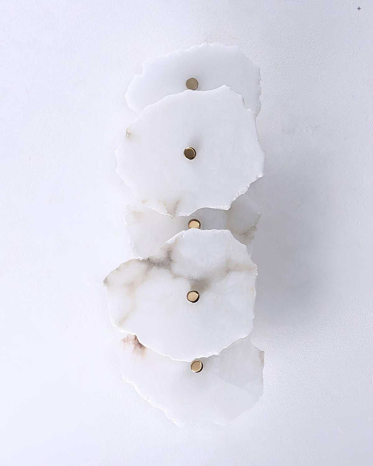 Alabaster Wall Sconce, Modern Gold LED Wall Light