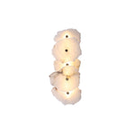 Alabaster Wall Sconce, Modern Gold LED Wall Light
