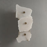 Alabaster Wall Sconce, Modern Gold LED Wall Light