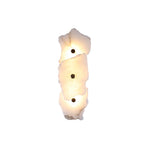 Alabaster Wall Sconce, Modern Gold LED Wall Light
