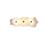 Alabaster Wall Sconce, Modern Gold LED Wall Light