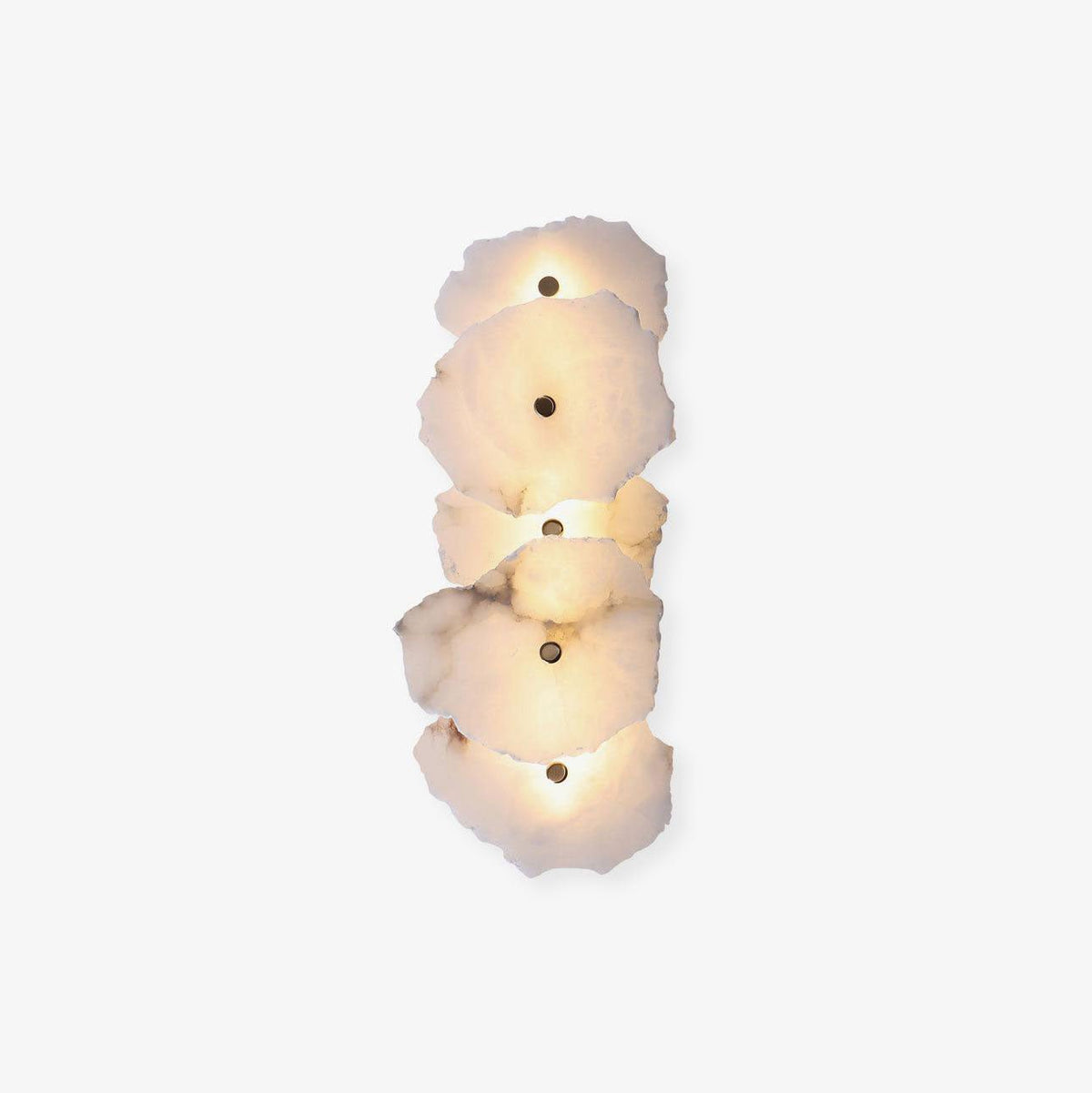 Alabaster Wall Sconce, Modern Gold LED Wall Light
