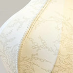 Pleated Shade Metal Arc Floor Lamp