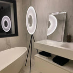 Pleated Shade Tripod Floor Lamp