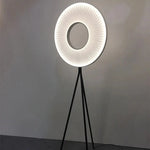 Pleated Shade Tripod Floor Lamp