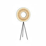 Pleated Shade Tripod Floor Lamp