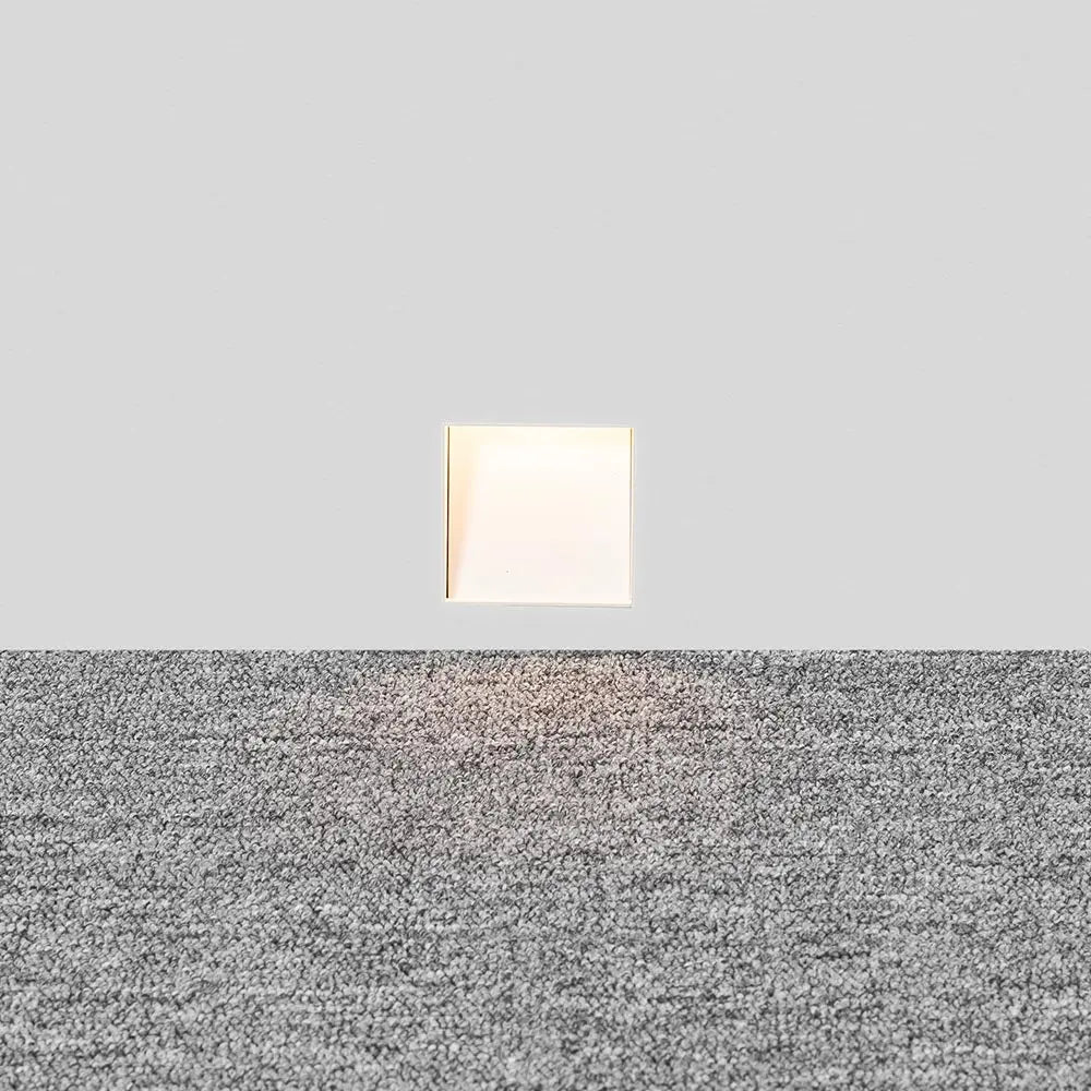 Recessed LED Wall Light with Optional Motion Sensor