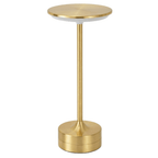 Rechargeable LED Table Lamp - Cordless, Touch Control, Chrome Finish