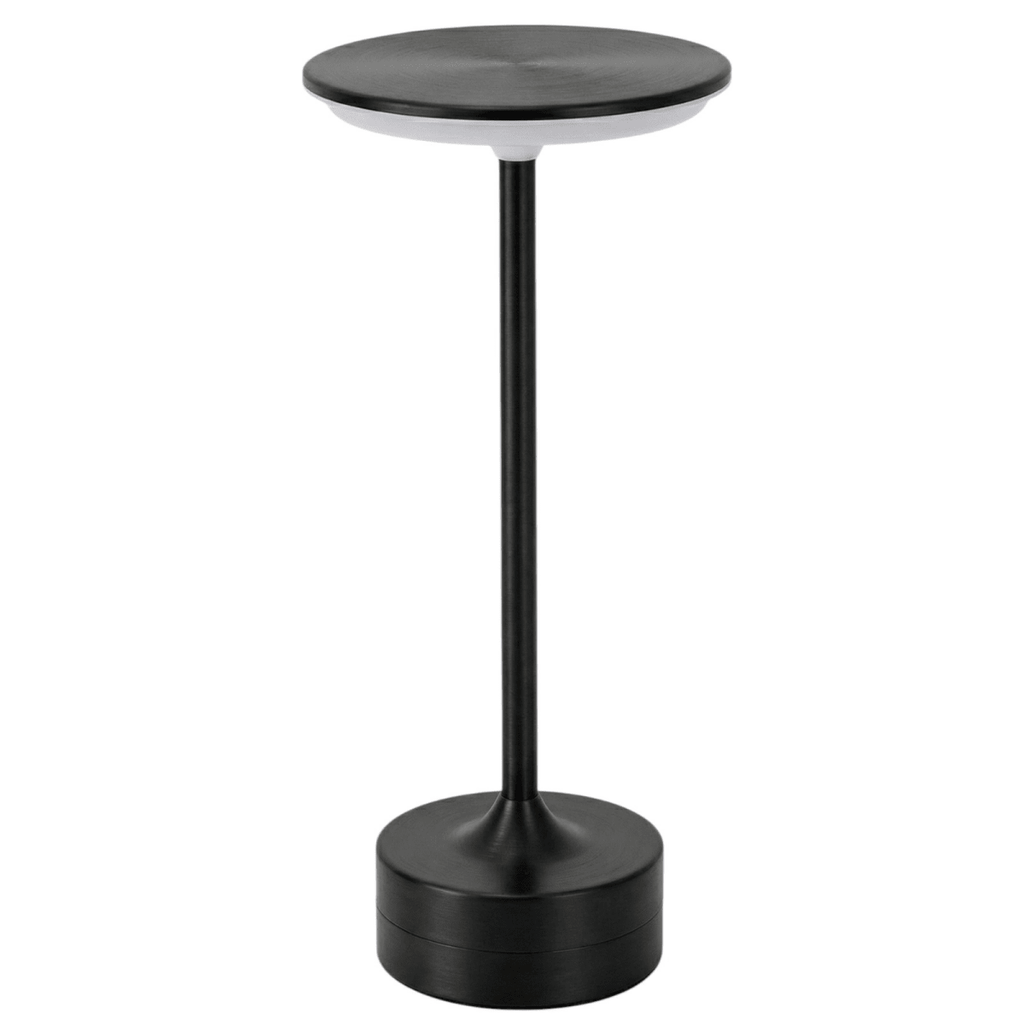 Rechargeable LED Table Lamp - Cordless, Touch Control, Chrome Finish