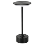 Rechargeable LED Table Lamp - Cordless, Touch Control, Chrome Finish