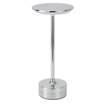 Rechargeable LED Table Lamp - Cordless, Touch Control, Chrome Finish