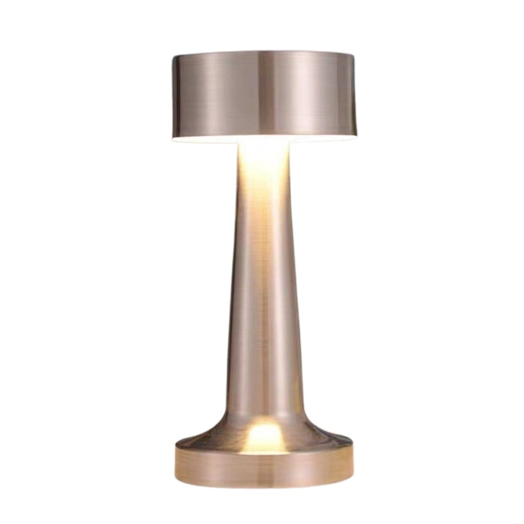 Rechargeable Touch-Control Table Lamp with LED Light, 15 inches