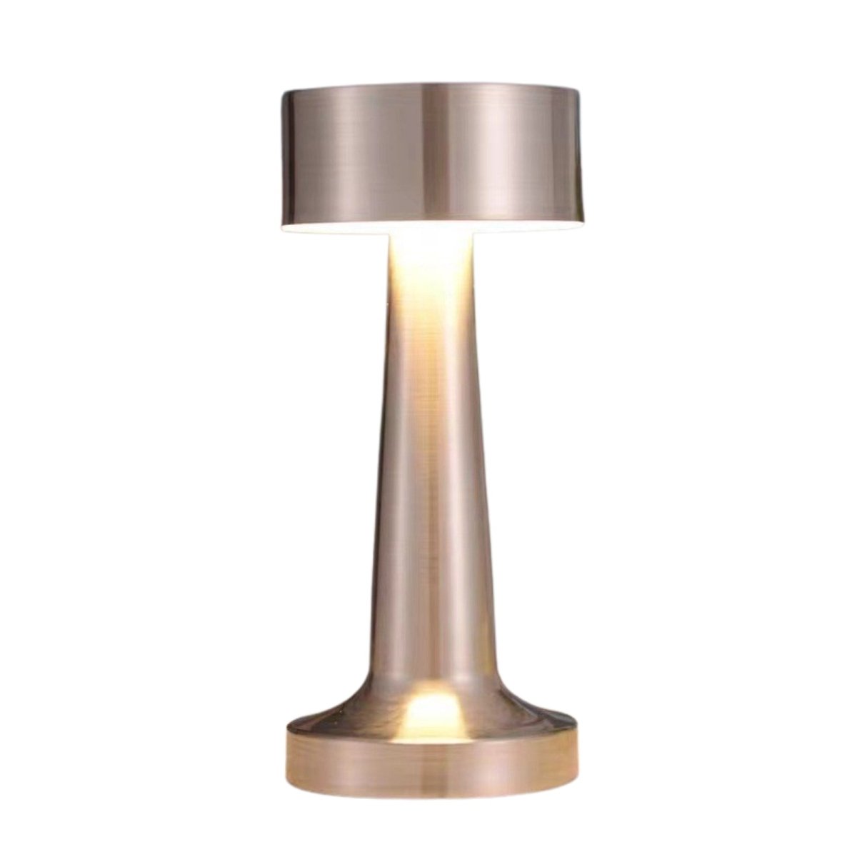 Rechargeable Touch-Control Table Lamp with LED Light, 15 inches