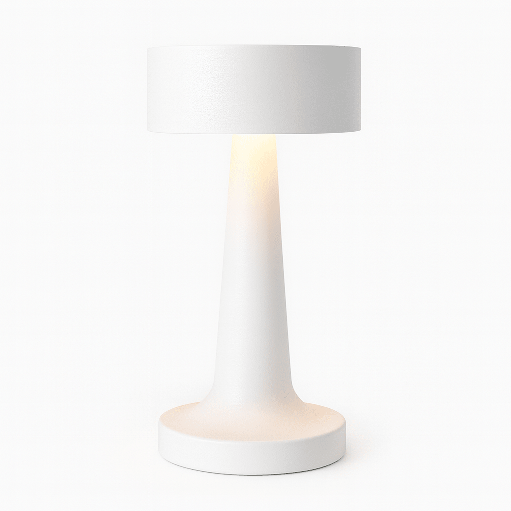 Rechargeable Touch-Control Table Lamp with LED Light, 15 inches