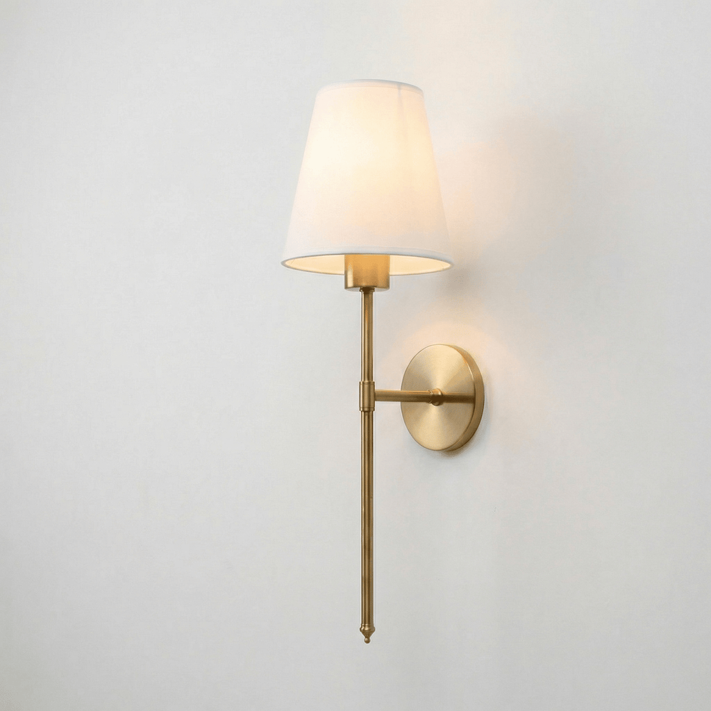 Rechargeable Wall Lamp - Modern Design, Metal Construction, 12 inches