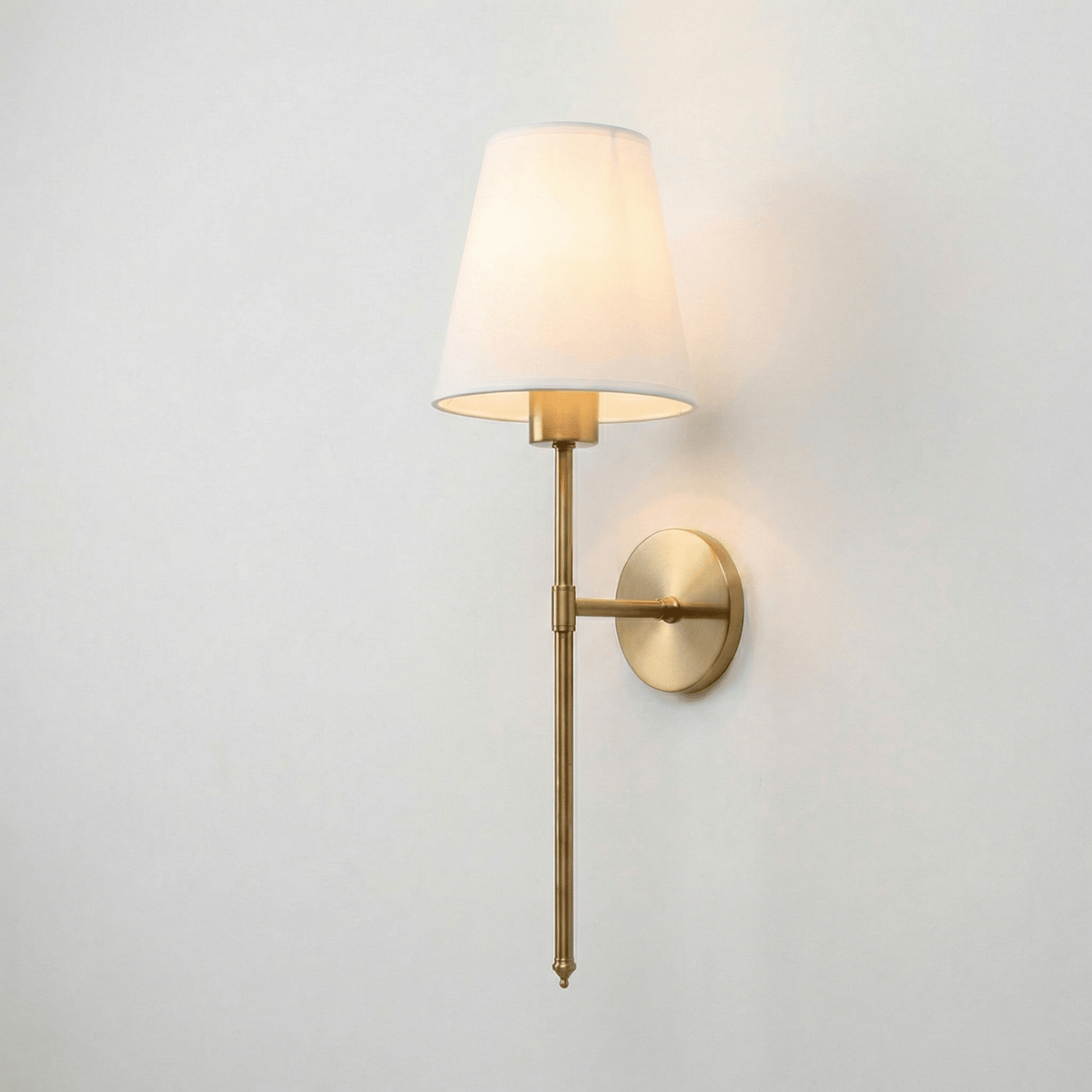 Rechargeable Wall Lamp - Modern Design, Metal Construction, 12 inches