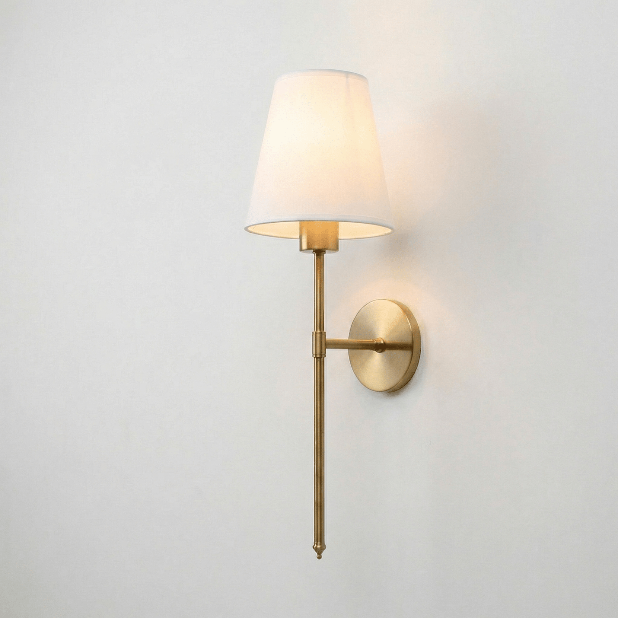 Rechargeable Wall Lamp - Modern Design, Metal Construction, 12 inches