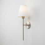 Rechargeable Wall Lamp - Modern Design, Metal Construction, 12 inches