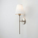 Rechargeable Wall Lamp - Modern Design, Metal Construction, 12 inches
